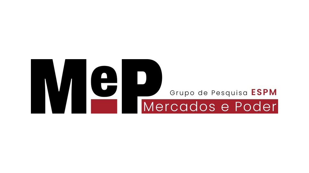 Logotipo do Mercados e Poder, grupo de pesquisa da ESPM